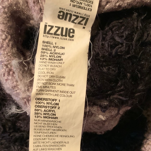 Mohair Blend Zippered Cardigan Sweater (S/M) - Picture 7 of 11